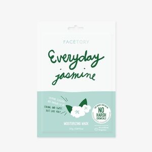 Facetory Everyday Jasmine Moisturizing Mask - Mint & White